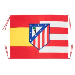 Atlético de Madrid Bandera España Rojiblanca Escudo 24/25
