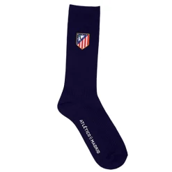 Hombre Atlético de Madrid Calcetines Escudo Bordado Azul Marino
