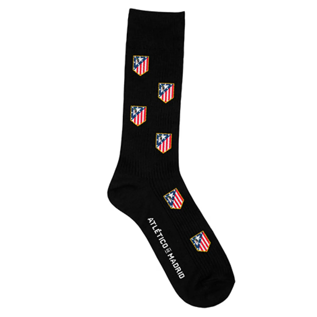 Hombre Atlético de Madrid Calcetines Escudo Negros