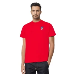 Hombre Atlético de Madrid CAMISETA ESCUDO 1947 ROJO