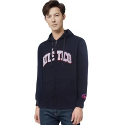 Hombre Atlético de Madrid CHAQUETA AZUL MARINO CREMALLERA