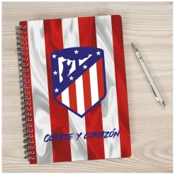 Atlético de Madrid CUADERNO A5 ESCUDO