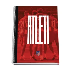 Atlético de Madrid CUADERNO A4 TAPA FORRADA ATLETI