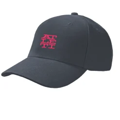 Hombre Atlético de Madrid GORRA GRIS CON ATLETI BORDADO EN ROSA