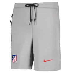 Hombre Atlético de Madrid Pantalón Corto Tech Fleece Uefa Gris