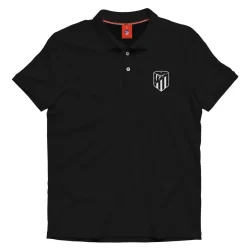 Atlético de Madrid POLO NEGRO ATLÉTICO ESCUDO