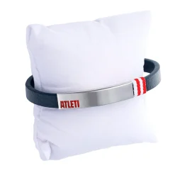 Atlético de Madrid Pulsera Acero Piel