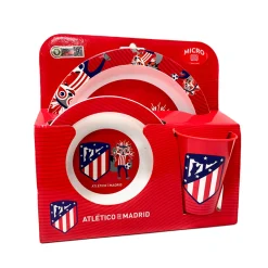 Atlético de Madrid SET VAJILLA MICROONDAS