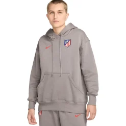 Hombre Atlético de Madrid Sudadera algodón gris nike 24/25