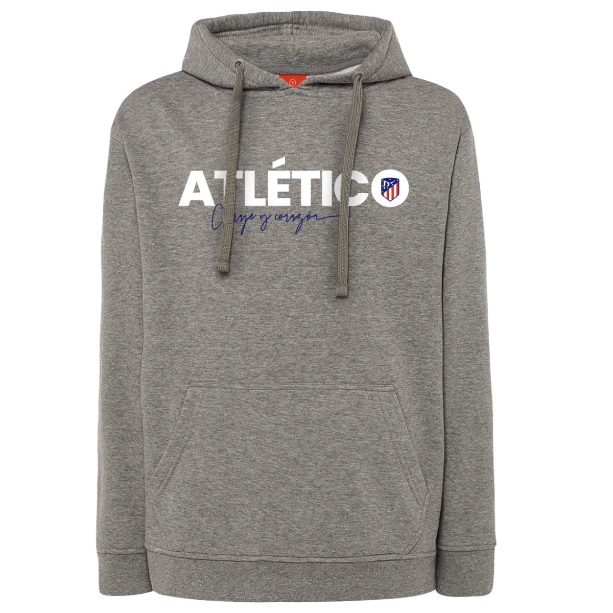 Atlético de Madrid SUDADERA GRIS CORAJE Y CORAZóN NIÑO