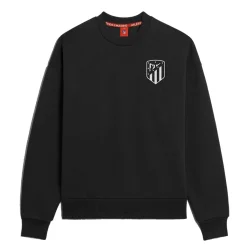 Atlético de Madrid SUDADERA NEGRA ESCUDO